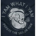 thumbnail image 2 of Popeye Sailor Man Quote What I Yam Sweatshirt for Men or Women Brisco Brands S, 2 of 6