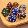 thumbnail image 3 of Starry Sky D&D Dice Set with Character Pattern Dice Pouches - 42 Pcs Polyhedral Dice Set - PU Leather and Velvet Dice Tray for Dungeons and Dragons RPG MTG Table Games, 3 of 4