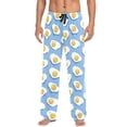 thumbnail image 7 of FORMRS Mens Pajama Pants with Pockets Soft Cotton Sleepwear Lounge Bottoms, Sizes S-2XL, Playful Fried Eggs, 7 of 7