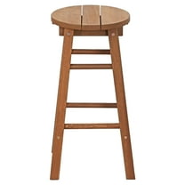 Furinno Tioman Outdoor Hardwood Promo Arch Bar Stool, Set of 2, Wood, Brown