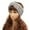 Grey, variant on WNEGSTG Warm Winter Headbands For Women Cable Crochet Turban Ear Warmer Headband Gifts 1Pack