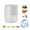 White, variant on Garlic Chopper Electric Food Processor 250ML, USB Rechargeable Garlic Mincer Vegetable Meat Grinder, One Touch Kitchen Chopper for Onion Pepper Herbs Nuts Baby Food Prep Tool
