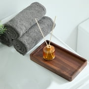 Better Homes & Gardens Acacia Wood Tray Organizer, Walnut
