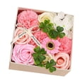 thumbnail image 4 of Caja de regalo de flores de jabón de rosas Jabón con aroma floral Jabones decorativos Ramos de flores, 4 of 8