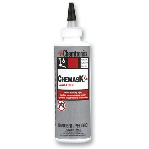 CHEMTRONICS - Chemask Lead-Free Solder Mask 236ml 288°C Pink