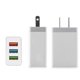 thumbnail image 1 of Cargador de teléfono rápido USB enchufe de EE. UU. Adaptador de corriente cargador de viaje, 1 of 8