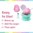 thumbnail image 3 of Máquina de Algodón de Azúcar Cotton Candy Express Rosa Fácil de Usar para Niños y Adultos, 3 of 7