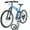 Blue, variant on 26”Full Suspension Folding Mountain Bike 21 Speed 17" Foldable Frame Bicycle Men or Women MTB for Afult Red