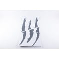 thumbnail image 2 of Xotic Tech 1x Die-Cut Monster Claws Scratch Headlight Decal Vinyl Sticker Halloween Décor[Silver], 2 of 7