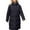 Black, variant on Women Long Puffer Jacket with Hood Pockets Heavyweight Full-zip Winter Coat Mid Length Loose Warm Thick Overcoat (XL, Black)