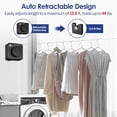 thumbnail image 2 of LZLINGMEI Retractable Clothesline Indoor, Non-Sagging Clothes Line Retracting Outdoors,15.6Ft Heavy Duty Clothes Drying Laundry Line, Wall Mounted Clothesline, 2 of 7