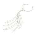 thumbnail image 3 of segolike Tassel Upper Arm Cuff Beach Tassel Armband Boho Chain Summer Upper Arm Bracelets C, 3 of 9