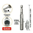 thumbnail image 1 of Yhmxh Home and Kitchen,Home Essentials Drill Sleeve Wind Batch Sleeve Deepened Inner Hexagonal Screwdriver Batch Nut Wrench Screwdriver Bit, 1 of 2