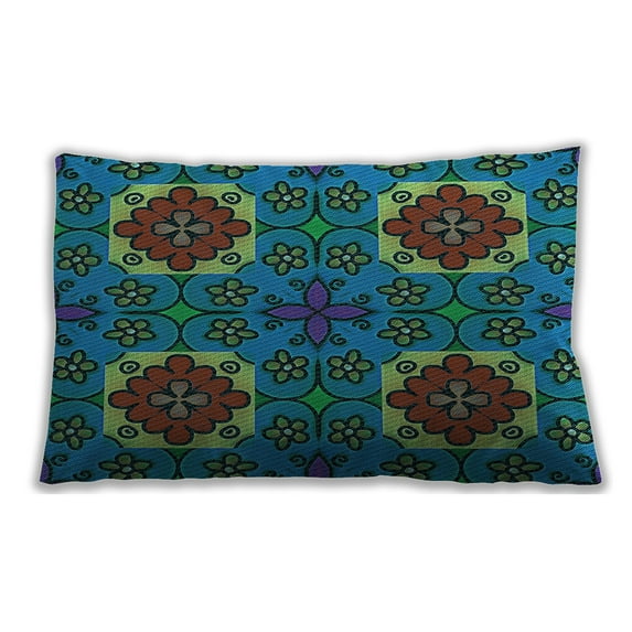 Ahgly Company Indoor Rectangular Contemporary Lumbar Throw Pillow, 13 inch by 19 inch