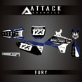 thumbnail image 4 of Attack Graphics Custom Fury Complete Bike Restyle Graphics Kit Compatible with Polisport MX Restyling Kit for Yamaha YZ250 2005, 4 of 4