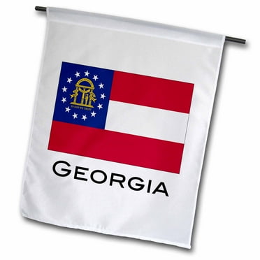 3dRose Georgia State Flag - Garden Flag, 12 by 18-inch