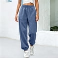 thumbnail image 2 of OVAFBAU Sweatpants Women Casual Athletic Jogger Loose No Pockets Sweatpants Bottoms, 2 of 10