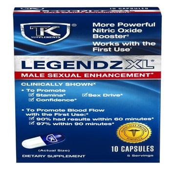 TK Supplements, LEGENDZ XL Male Sexual  Supplement, 10 s