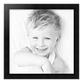 thumbnail image 2 of ArtToFrames 24" x 24" Satin Black Reverse Step Picture Frame, 24x24 inch Black Wood Poster Frame (WOM-1419), 3 Pack, 2 of 6