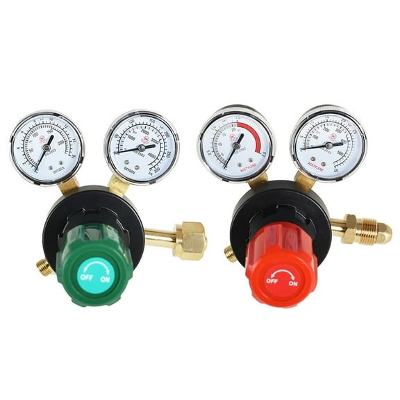 ALL-CARB CGA 540 Oxygen Regulators and CGA 510 Acetylene Regulators for Welding Gas Gauge