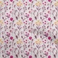 thumbnail image 1 of oneOone Viscose Chiffon Fuschia Pink Fabric Floral Quilting Supplies Print Sewing Fabric By The Yard 42 Inch Wide, 1 of 4