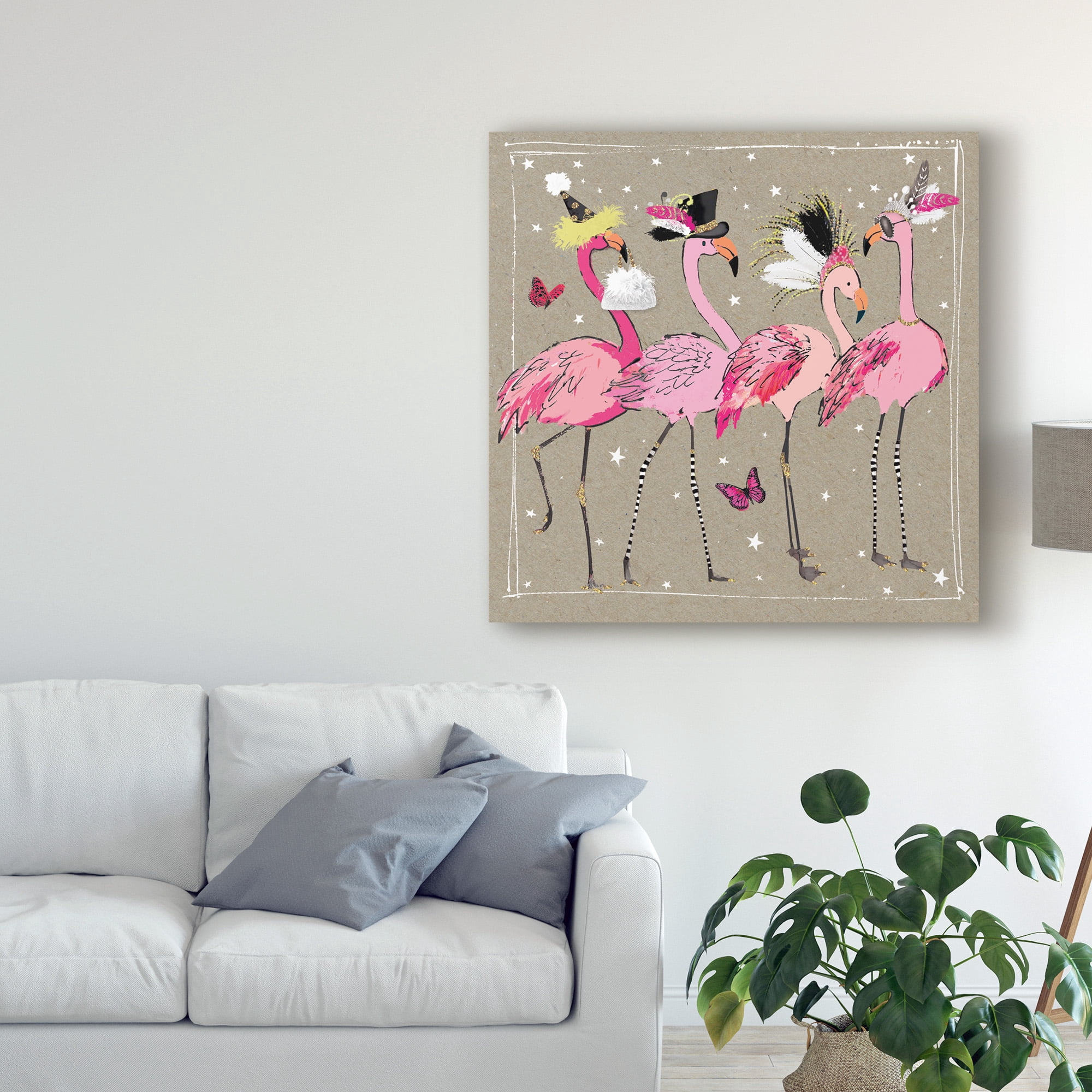 Trademark Fine Art 'Fancy Pants Bird II' Canvas Art by Hammond Gower