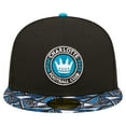 thumbnail image 2 of Men's New Era Black Charlotte FC Element Tech Pack 59FIFTY Fitted Hat, 2 of 5