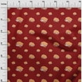 thumbnail image 2 of oneOone Rayon Maroon Fabric Food Sewing Material Print Fabric By The Yard 56 Inch Wide, 2 of 3