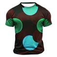 thumbnail image 1 of Tops para hombre, blusas y camisas de cuello redondo y manga corta para hombre, blusas casuales de moda para hombre, blusas deportivas de cuello redondo y manga corta, blusas de poliéster para hombre, 1 of 4