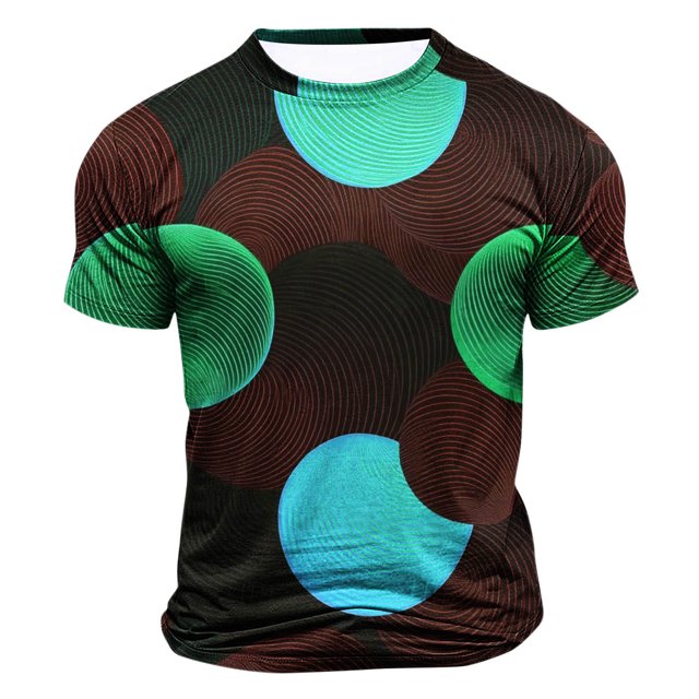 Tops para hombre, blusas y camisas de cuello redondo y manga corta para hombre, blusas casuales de moda para hombre, blusas deportivas de cuello redondo y manga corta, blusas de poliéster para hombre
