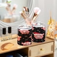 thumbnail image 6 of Clear Storage Jar 2.75x 4.13 Inches One Sizex2 Cotton Swabs Cans Translucent Plasticental Floss Cans Cotton Pads Cans Bathroom Canisters Christmas Pig, 6 of 7