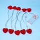 thumbnail image 2 of Fiudx Farol de Corazón Rojo con Luz Led Cálida, Alambre de Cobre Flexible, Decoración para Interiores y Exteriores, Ideal para Fiestas de San Valentín, Bodas y Jardines, 165 Cm de Largo, 10 Bombillas, 2 of 5