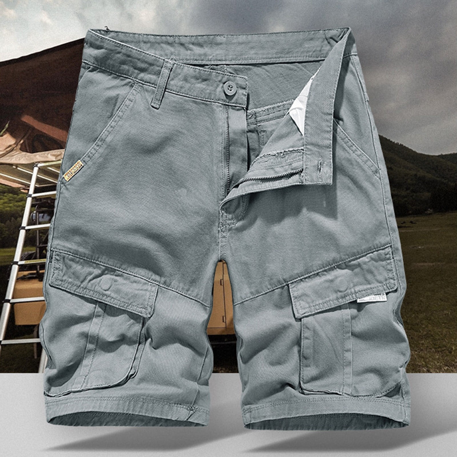 Men Pants Casual And Comfortable Cargo Shorts Outdoor Fashion Five