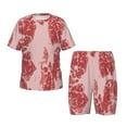 thumbnail image 1 of Balery Red Meat Conjunto de Pijama Infantil de Manga Corta con Estampado – Ropa de Dormir de Algodón Suave-Small, 1 of 3