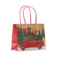 thumbnail image 3 of Christmas Kraft Gift Bags with Foil Hotstamp, Small Vogue, 12 Pack, 3 of 5