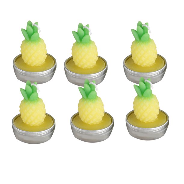 Naiovety Kit de decoración de pasteles de 6 piezas, exquisito cumpleaños hecho a mano, decoración de velas de cumpleaños, adornos, utensilios para Artesanía Amarillo Naiovety HA059502-03