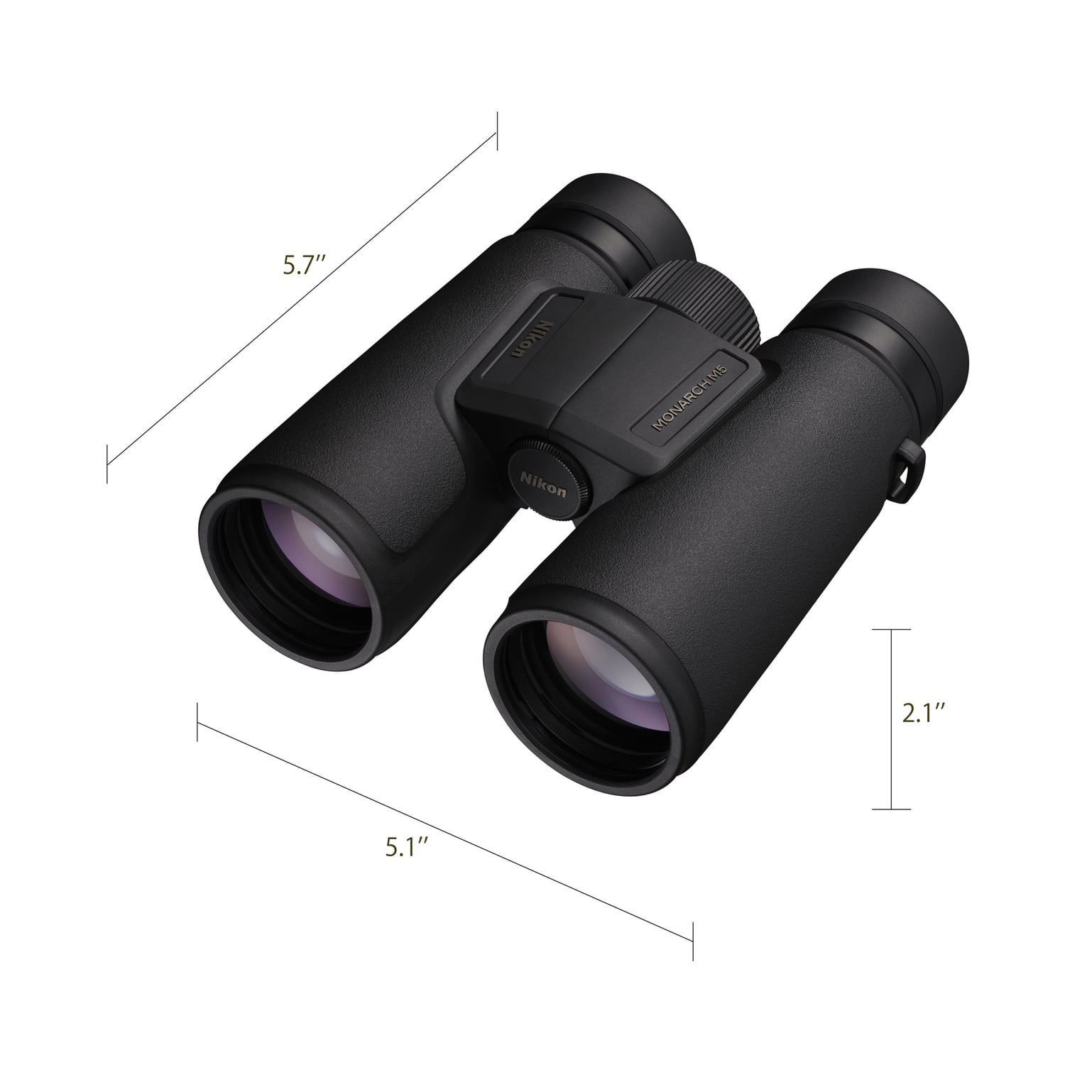 Nikon MONARCH M5 12x 42-mm Binoculars with Neck Strap, Case, and Caps, 16769