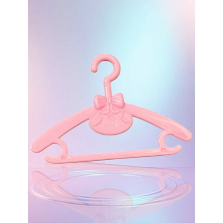 Lol Surprise doll OMG Bartz Doll Clothes Hanger Pink Heart 1990’s Plastic 2” New