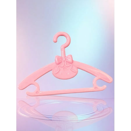 Lol Surprise doll OMG Bartz Doll Clothes Hanger Pink Heart 1990’s Plastic 2” New