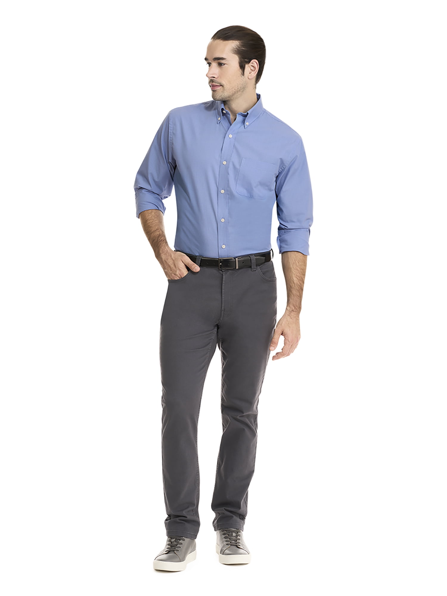 arrow 1851 men's dress shirt poplin Arrow 1851 Men's Dress Shirt Poplin (Available in Regular, Extreme Slim Fits), evening blue, 15-15.5" Neck 32"-33" Sleeve (Medium) price in Saudi Arabia | Amazon Saudi Arabia
