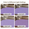 thumbnail image 7 of ODIKA Purple Interlocking Lattice Tonal Border Inspired Solid Minimalist for Dorm Room, Small Living Apartment, Stain Resistant Low Profile, 7 of 7