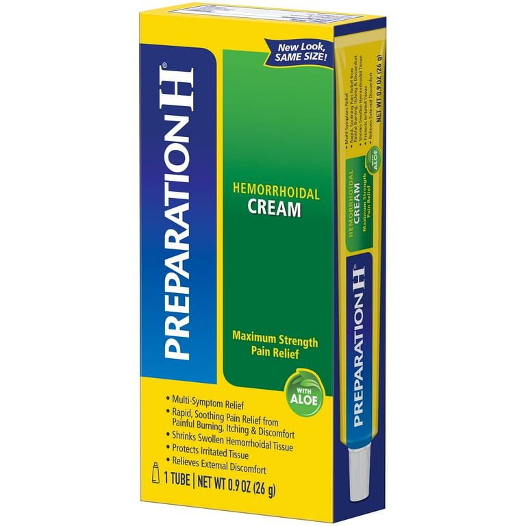 Preparation H Hemorrhoidal Cream Maximum Strength, 0.9 OZ HSA/FSA