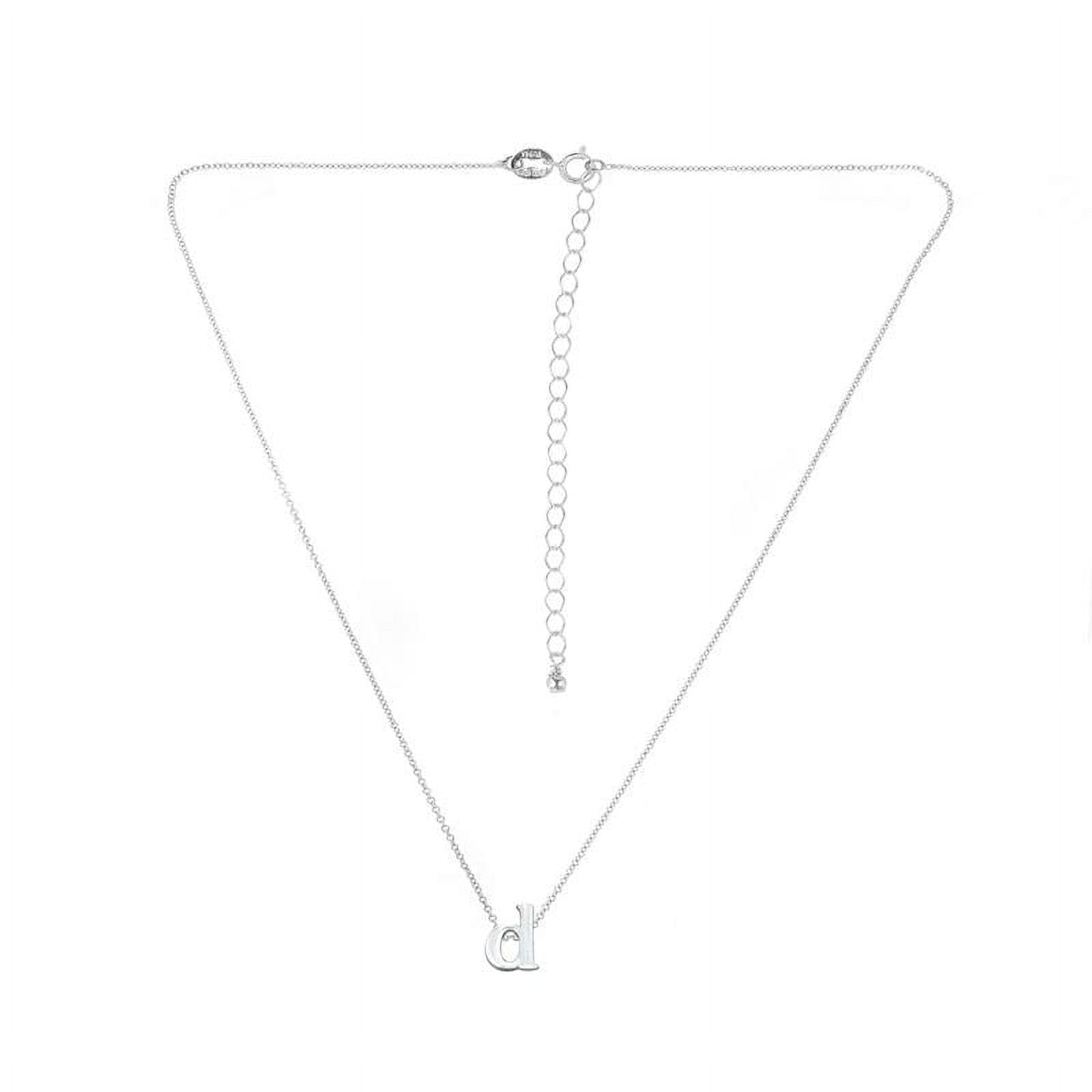 Sterling Silver Initial Necklace – With Love Jewellery UK