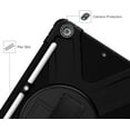 thumbnail image 3 of KIQ Case for iPad 10.2 Scratch-Proof Bubble-Free Screen Protector Accessory Bundle for Apple iPad 7th 8th Generation [Black], 3 of 7