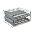 thumbnail image 2 of Giunmcul Festival Gift Storage - Container with Lid & Handle, Plastic Fridge Organizer, Clear Refrigerator Organizer Bins, Stackable Tray, 2 of 5