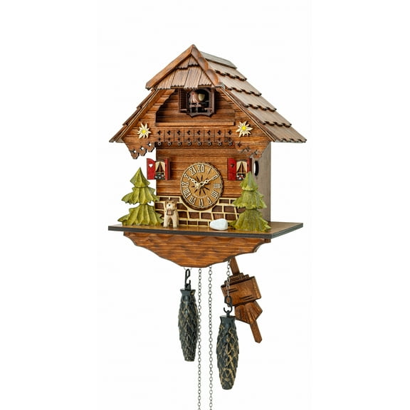 Quartz Cuckoo Clock Black forest house KA 2651 QK