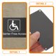thumbnail image 3 of unbranded 20Ud Placas Metálicas En Aluminio Negras Para Puerta Y Personalizable, 3 of 8
