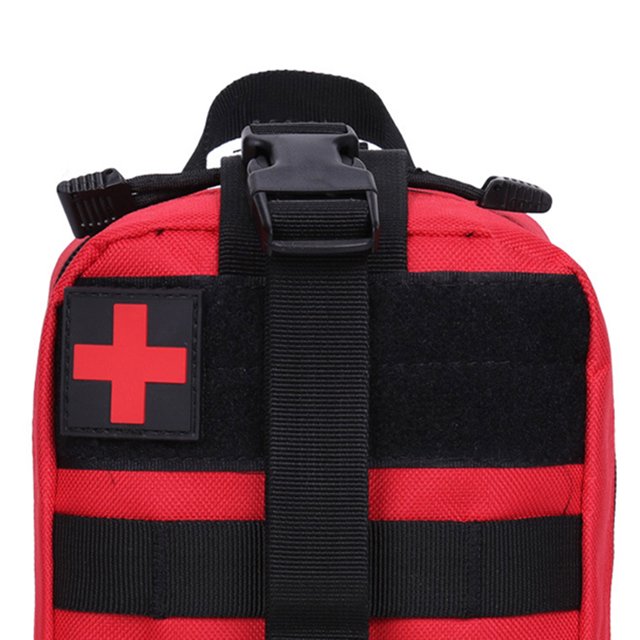 Paquete De Cintura Organizador de bolsas médicas Estuche de emergencia Bolsa segura para escalar Camping (Rojo) Likrtyny Para Estrenar