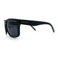 thumbnail image 6 of Classic Kush Mens Fancy Sport Horn Rim Plastic Manly Sunglasses Matte Black - Black, 6 of 8