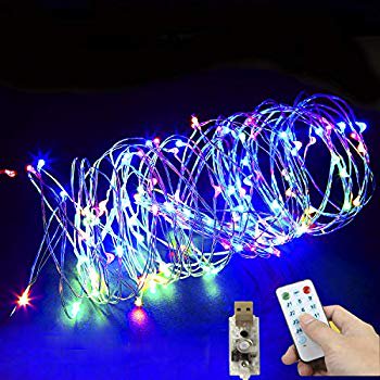 2 Pack Music Sync Starry Fairy Lights Usb Powered 12 Modes With Remote Control Sound Activated Waterproof Copper Wire Led String Lights For Indoor
